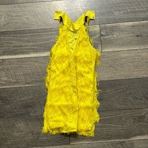Yellow dance costume medium child
